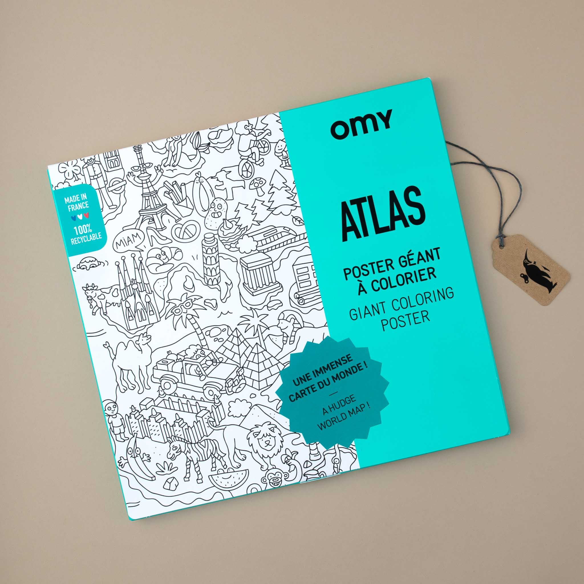 Giant Coloring Poster | Atlas