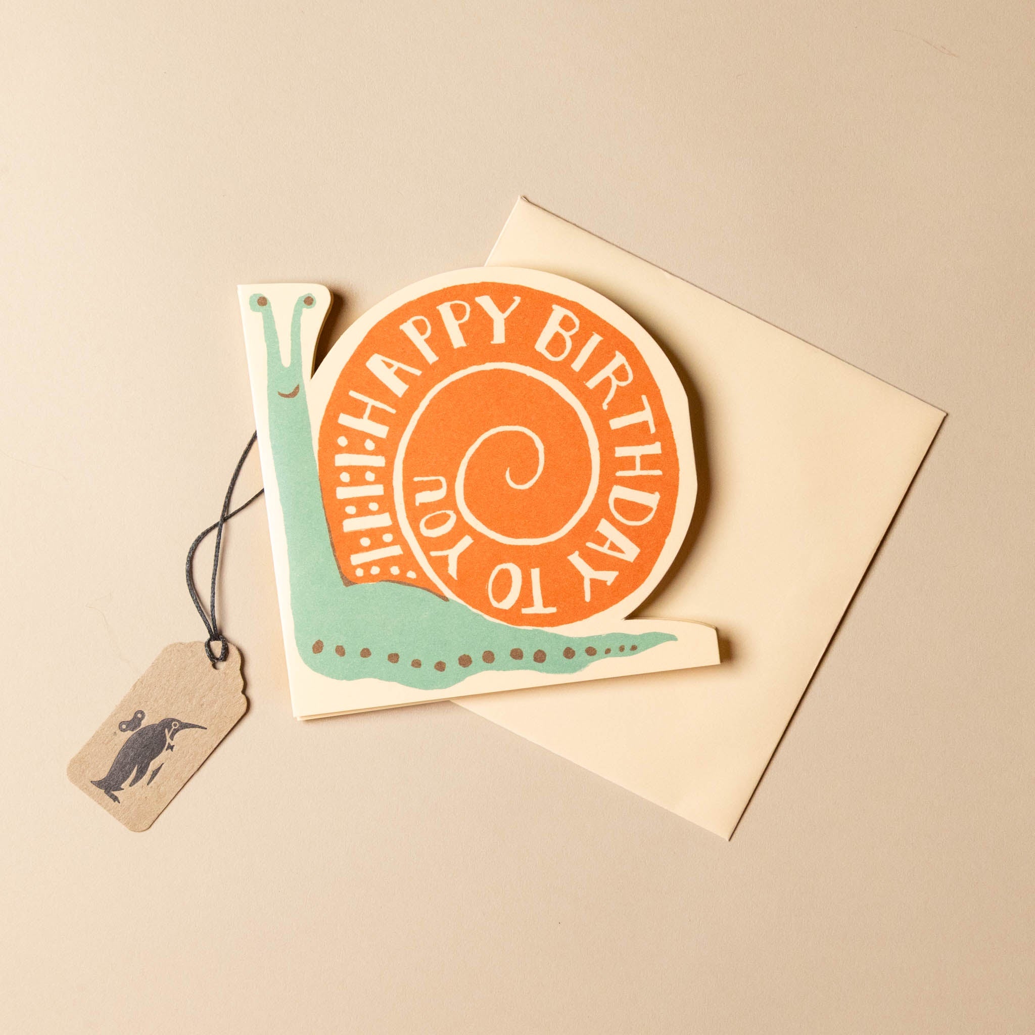 Concertina Greeting Card | Birthday Snail