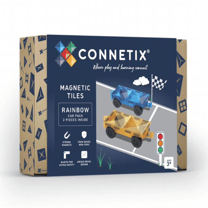 Connetix: Rainbow Car 2 Pack Set