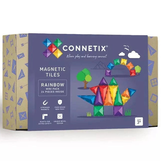 Connetix: Rainbow Mini Pack 24 Piece Set
