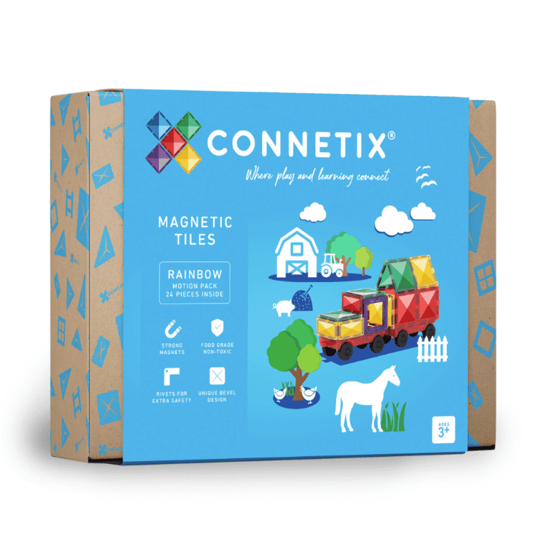 Connetix: Rainbow Motion Pack 24 Piece Set