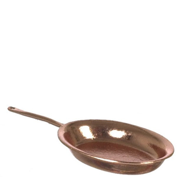 Copper Dollhouse Miniature Omelet Pan