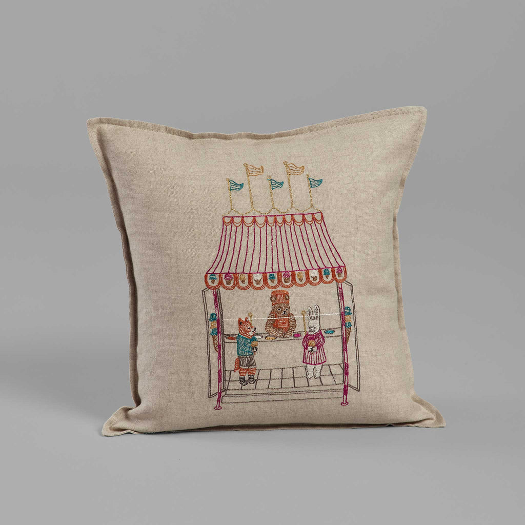 Ice Cream Shop Pillow