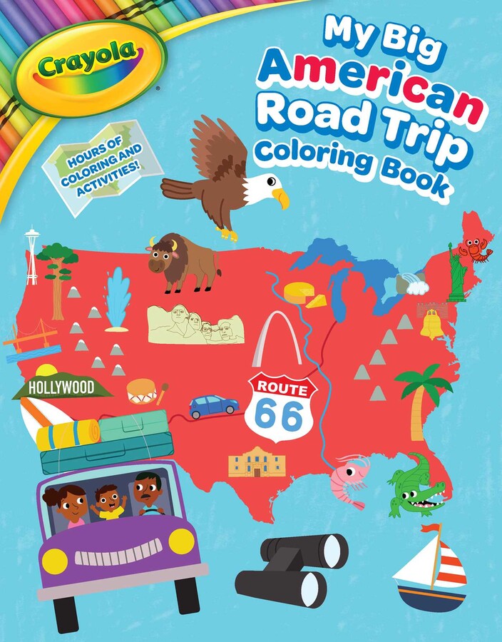 My Big American Road Trip Coloring Book