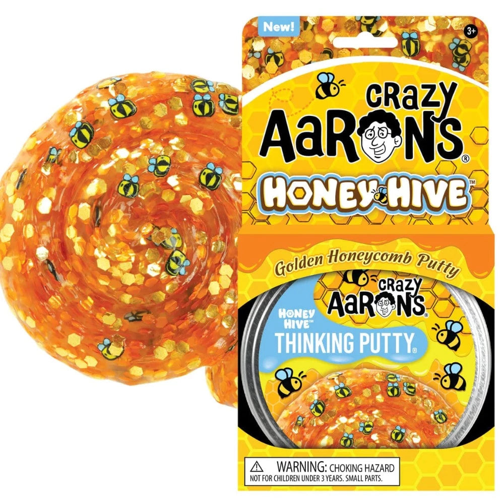 Honey Hive Golden Honeycomb Thinking Putty
