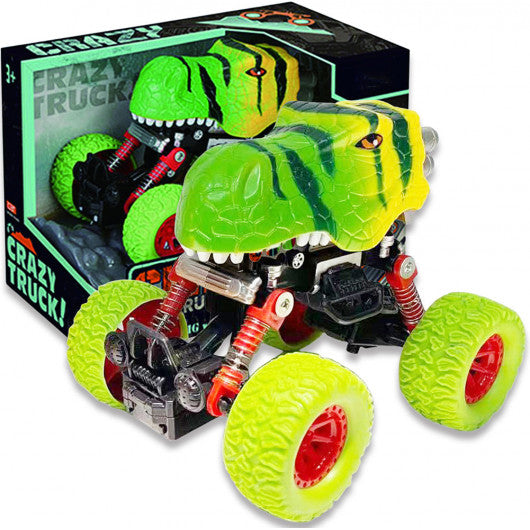 Crazy Trucks: Green Dinosaur Truck