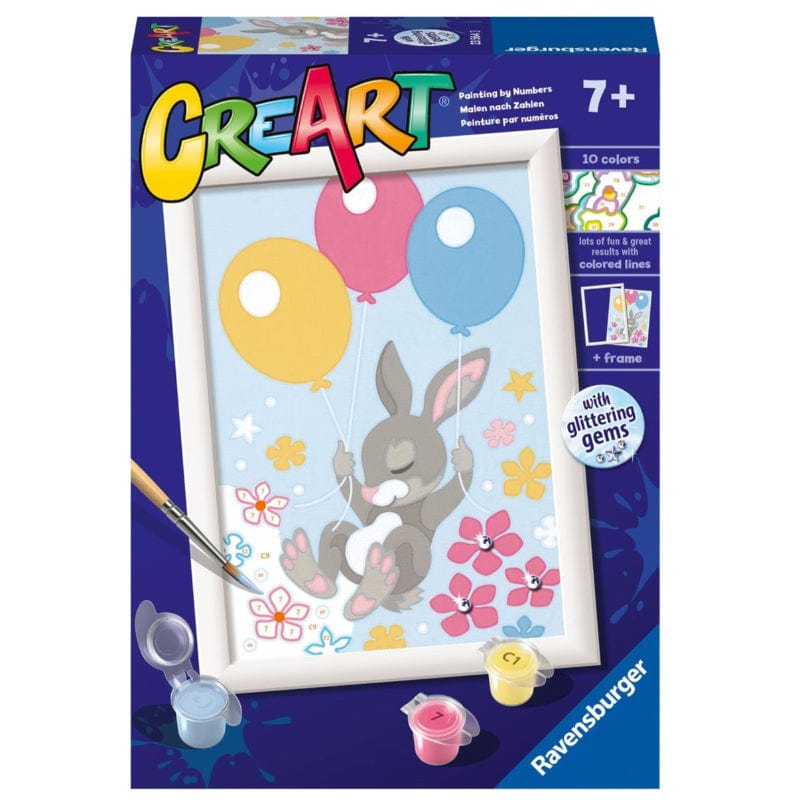 CreArt: Paint by Number Flying Bunny