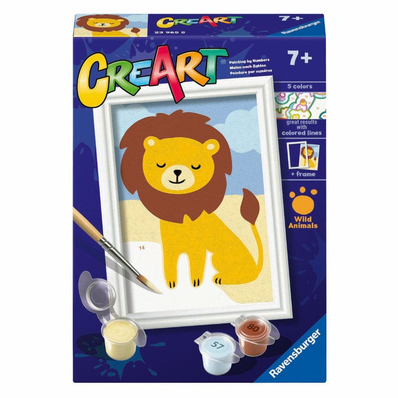 CreArt: Paint by Number Wild Lion