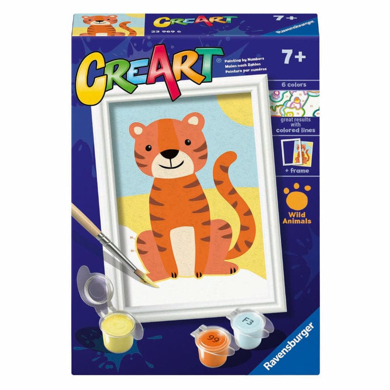 CreArt: Paint by Number Wild Tiger