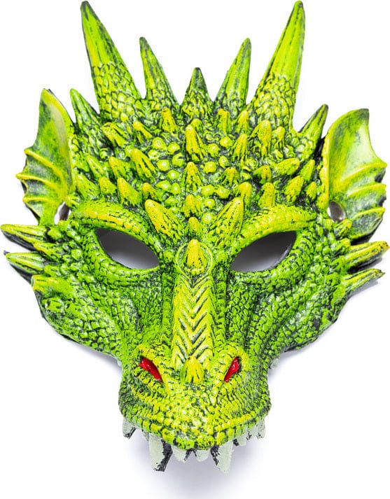 Great Pretenders Green Dragon Dress Up Mask