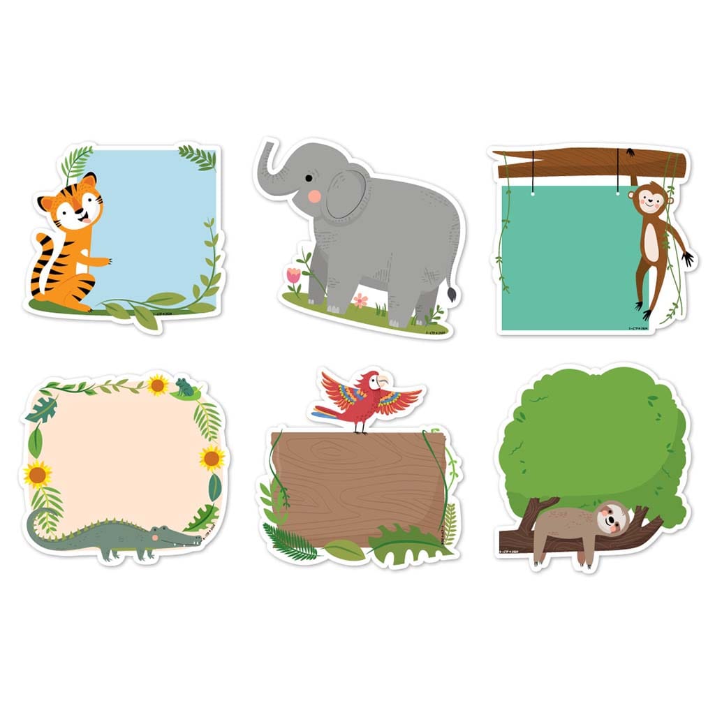 JUNGLE FRIENDS (JUNGLE FRIENDS) 6 INCH DESIGNER CUT OUTS