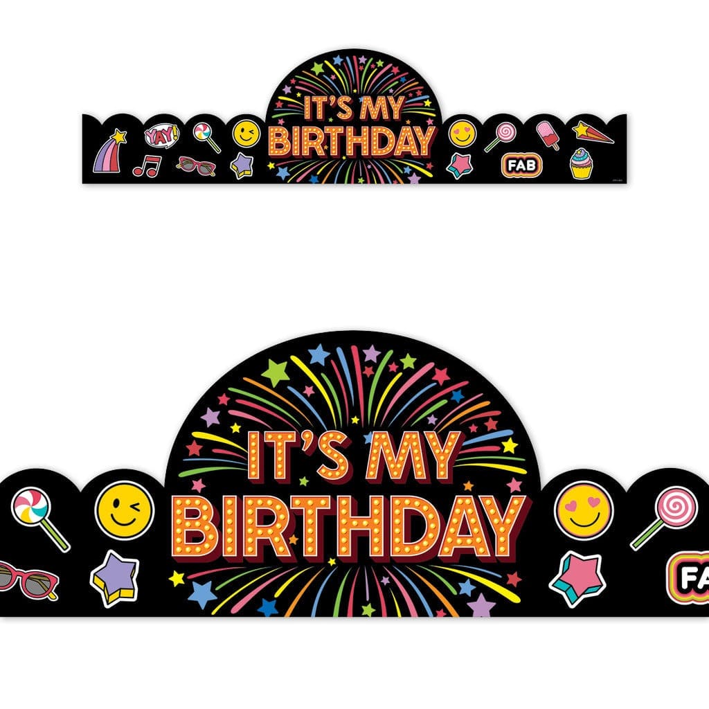 Happy Birthday Crown Core Decor