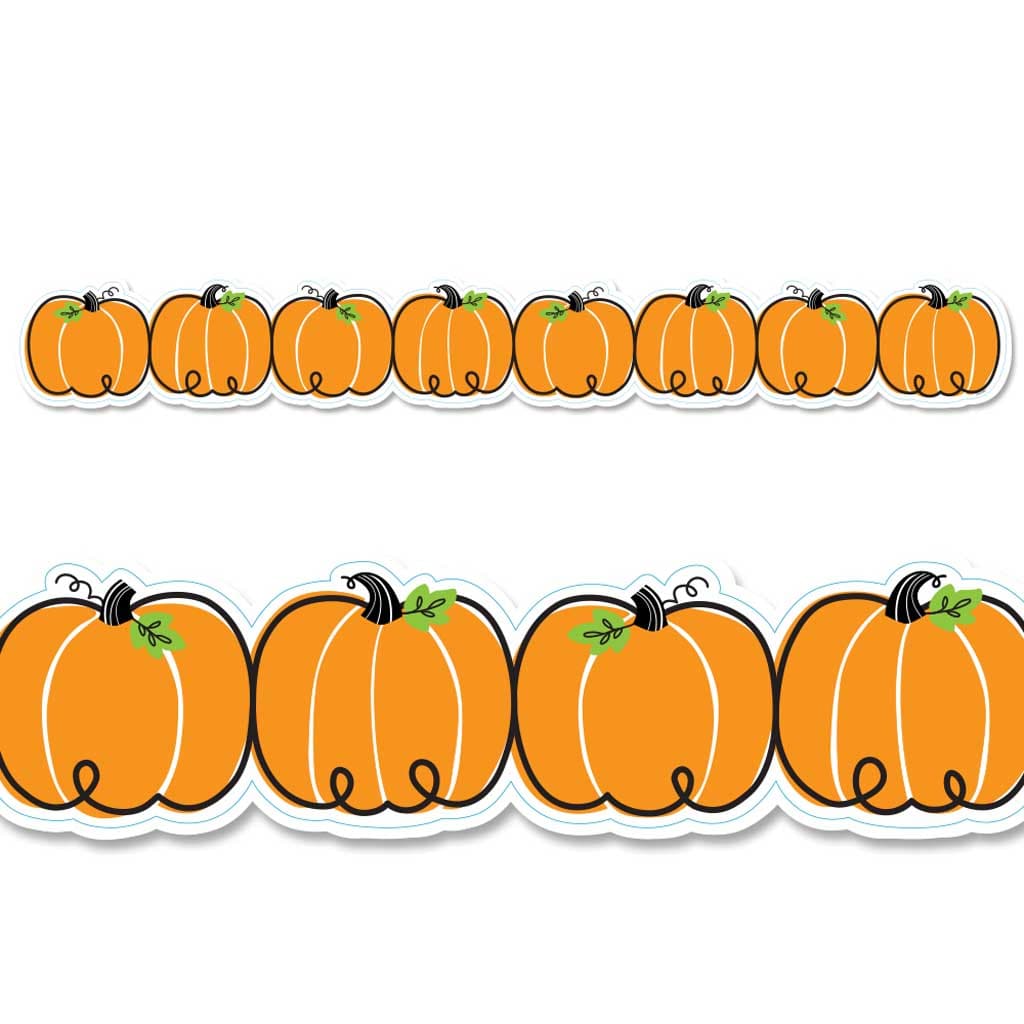 Creative Teaching Press Doodle Pumpkins Border Trim - 48'