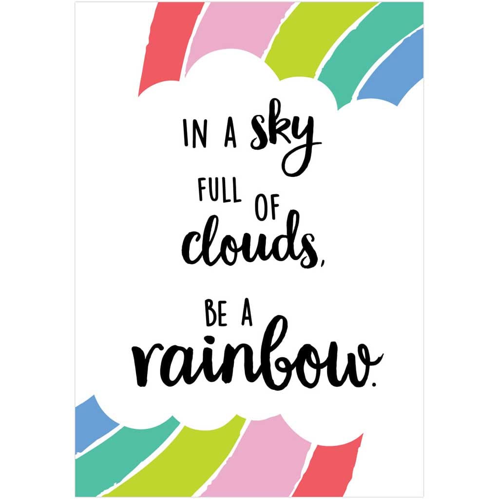 Creative Teaching Press In a Sky Full Of Clouds Inspire U Poster