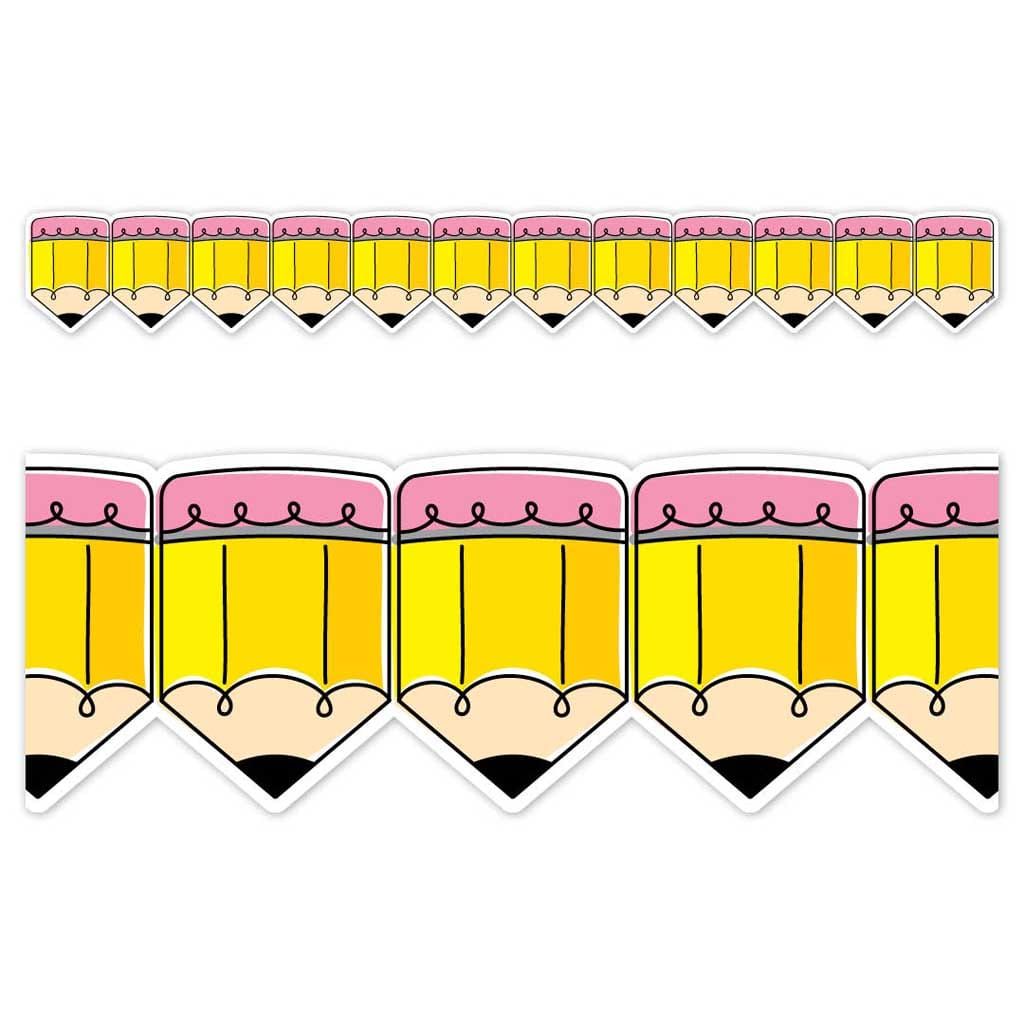 Creative Teaching Press Doodle Pencils Border Trim - 48'