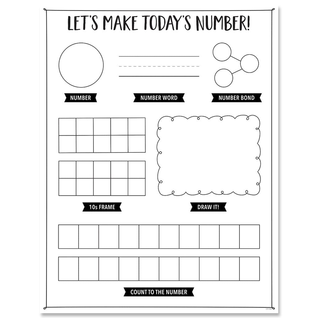 Let's Make Today's Number Chart