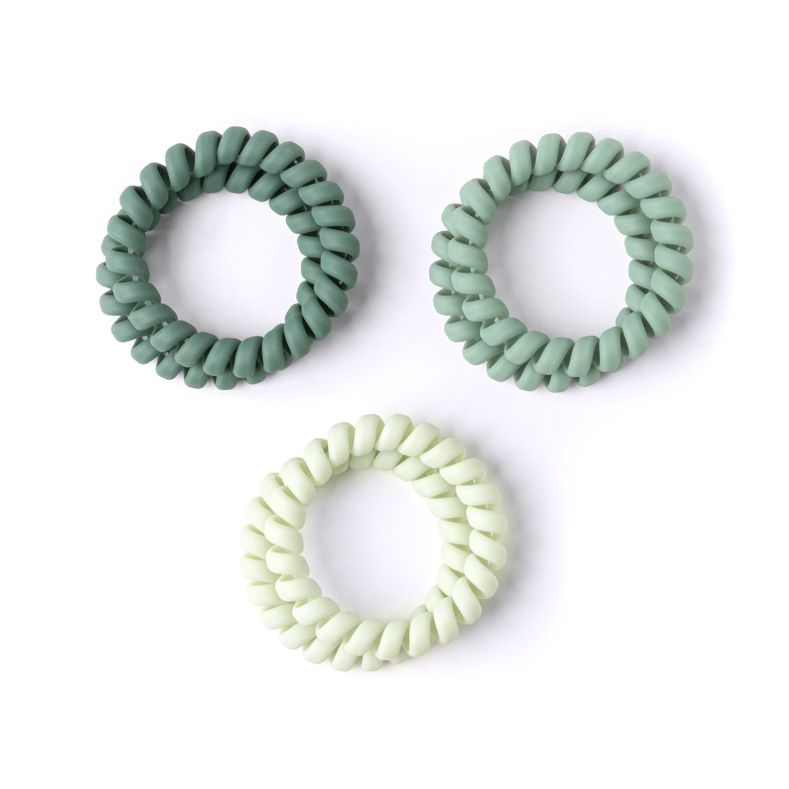Crush™ Kinda Spiraling Coil Hair Ties - Olive