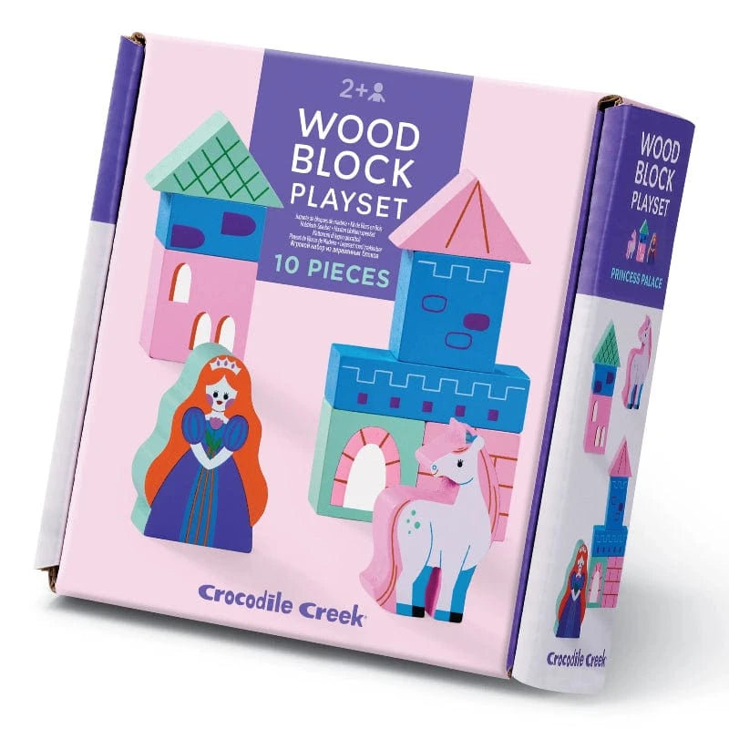 Mini Wood Blocks - Princess Palace Playset