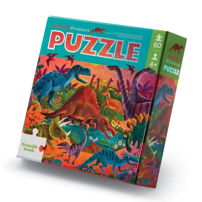 Dazzling Dinosaurs 60 Piece Foil Puzzle