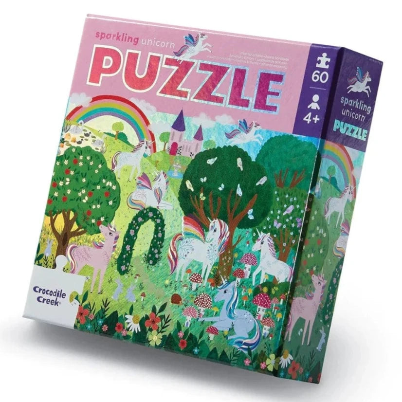 Sparkling Unicorn 60 Piece Foil Puzzle