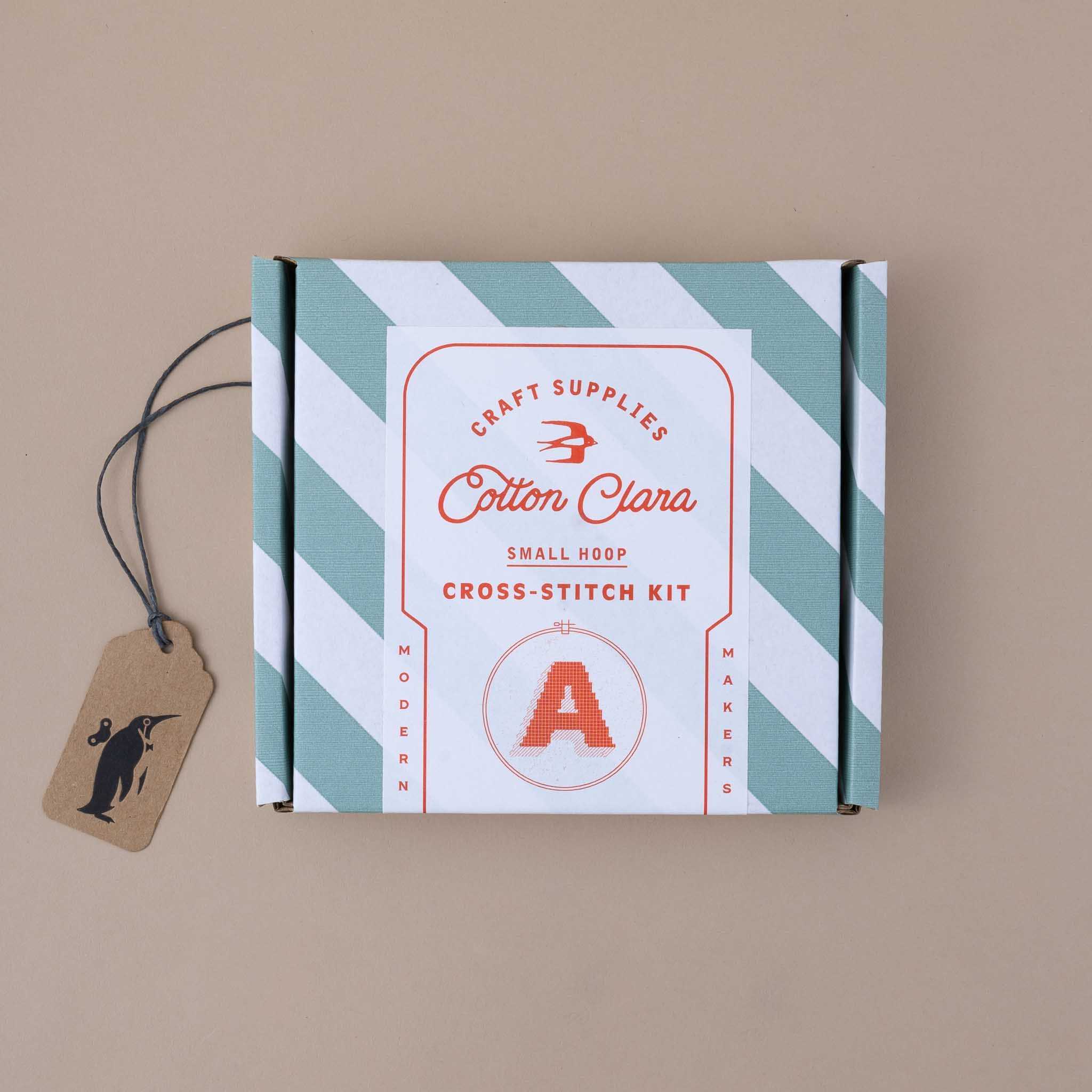 Cross Stitch Kit | Drop Shadow Alphabet