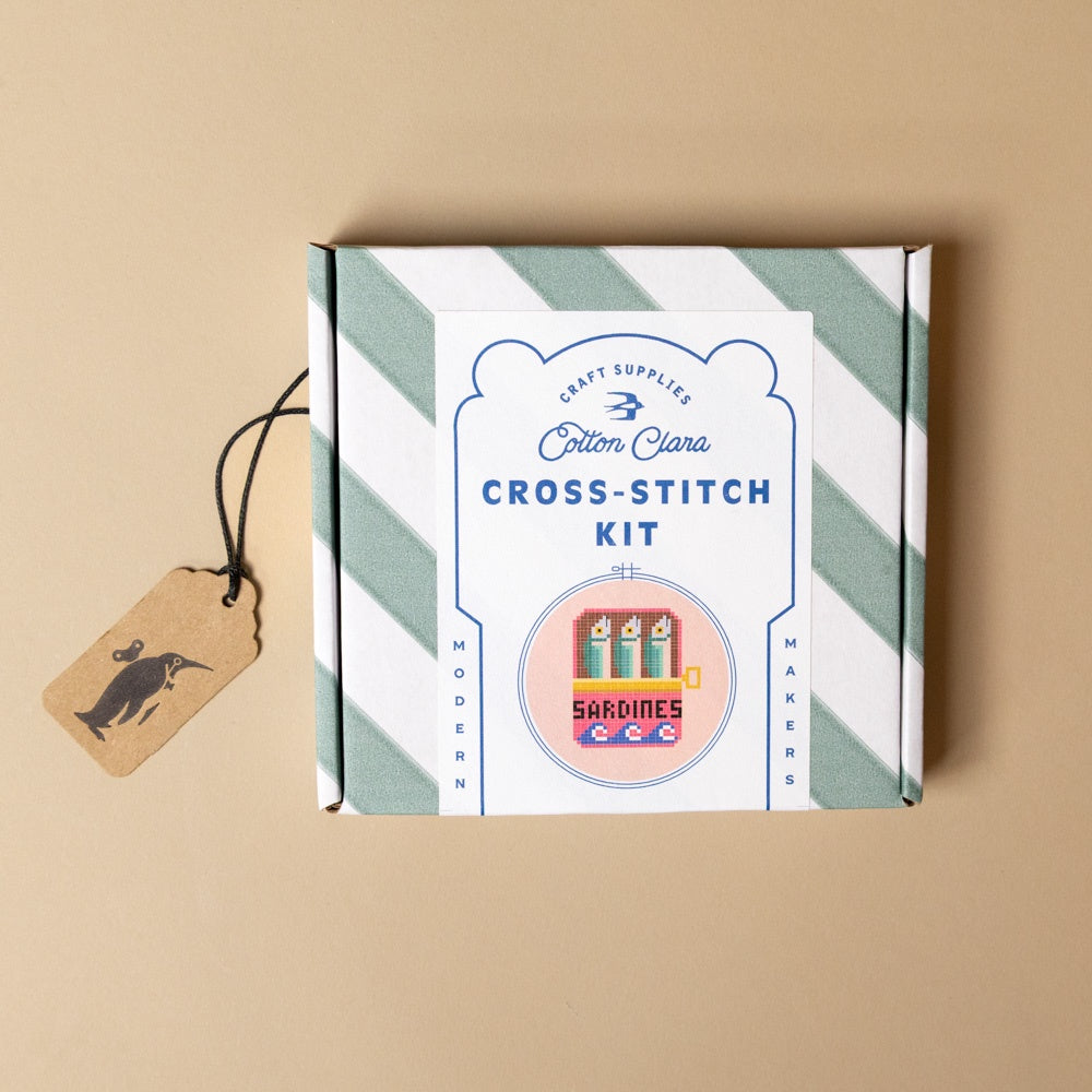 Cross Stitch Kit | Sardines
