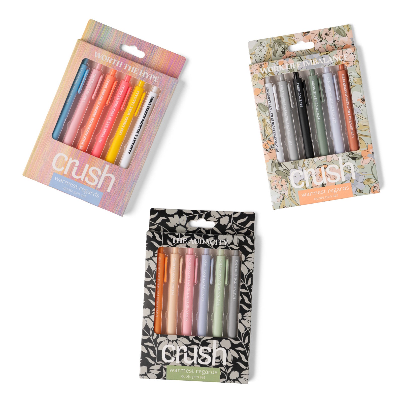 Crush™ Warmest Regards Quote Pen Set