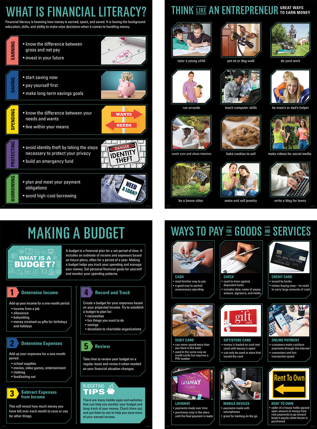 Financial Fundamentals Poster Set