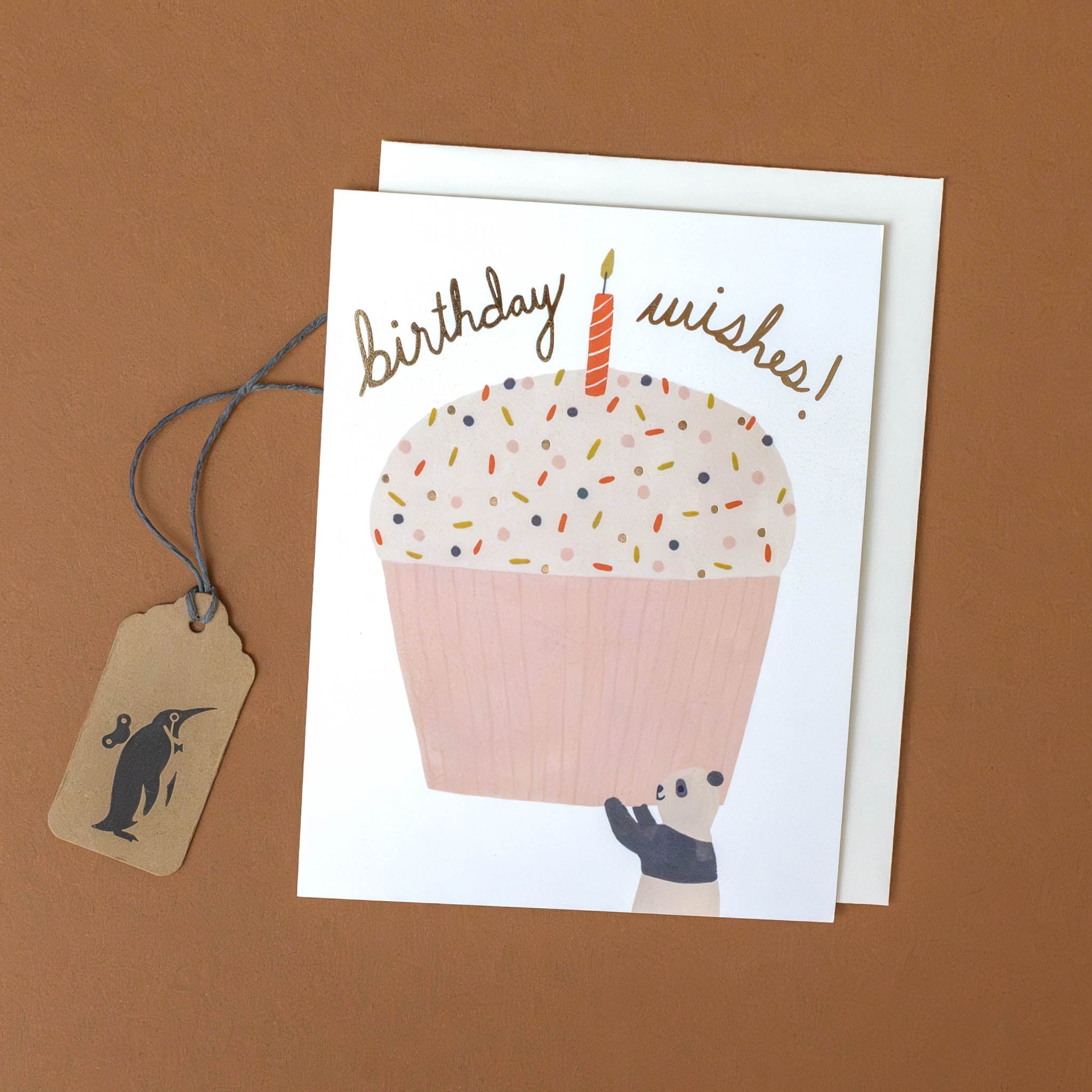 Cupcake Panda Greeting Card