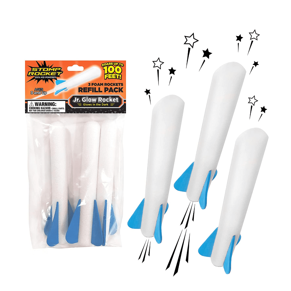 Stomp Rocket: Jr. Glow Refill - 3 Pack