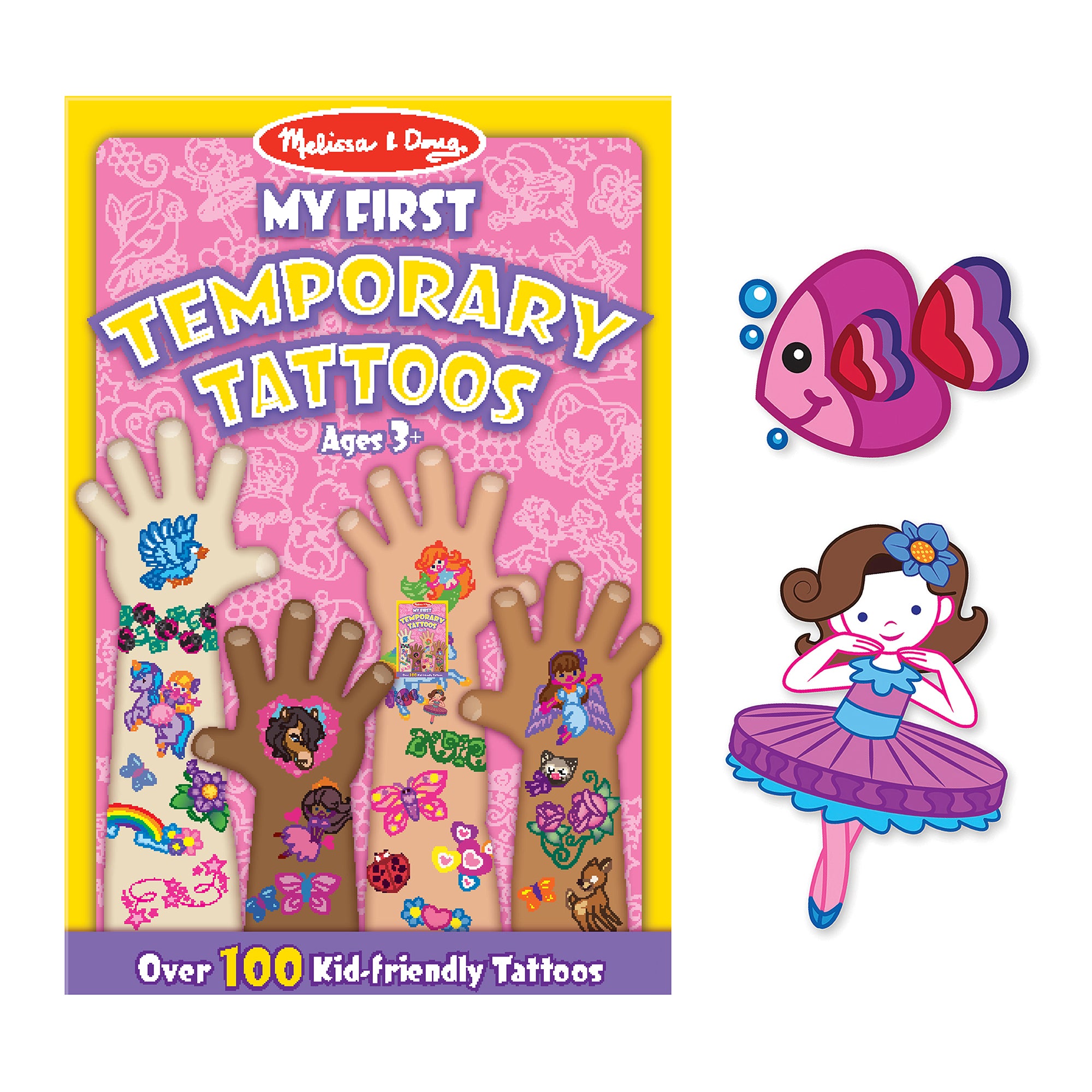 My First Temporary Tattoos - Pink