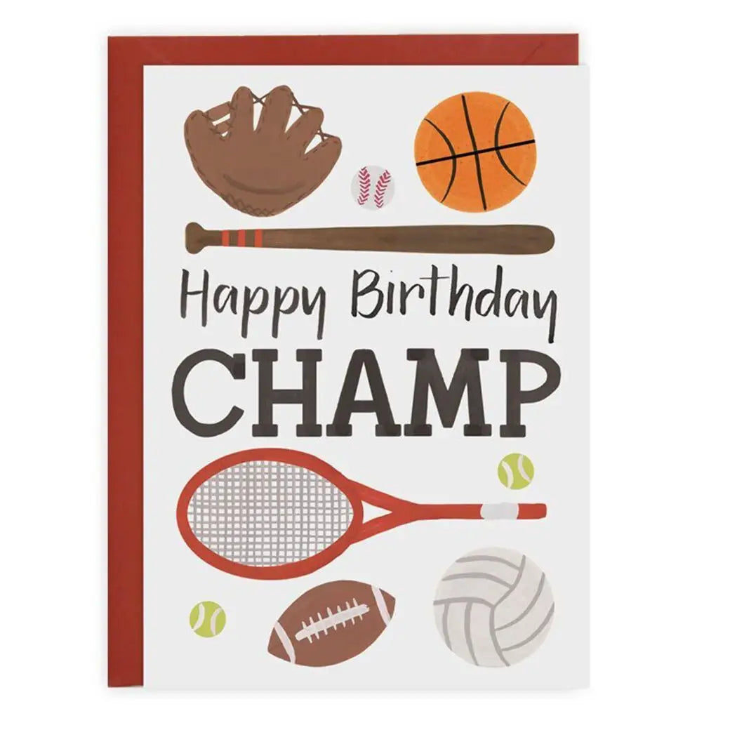 Happy Birthday Champ Card