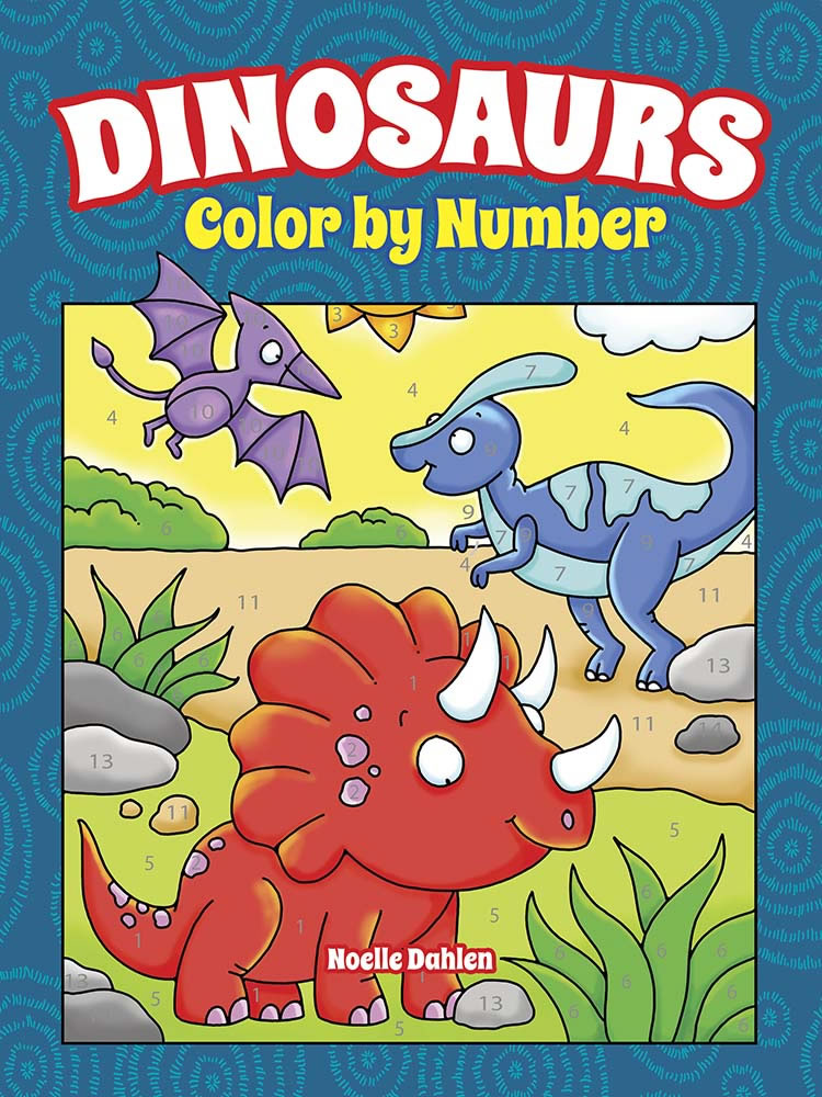 Dinosaur Color by Number