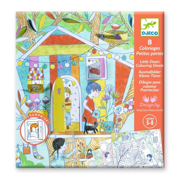 Nina's Play Tents Surprise Coloring