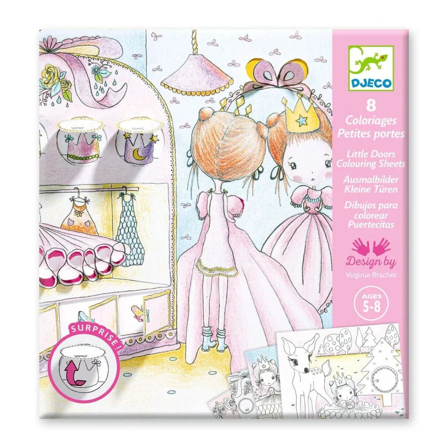 Pupi's Little Doors Surprise Coloring