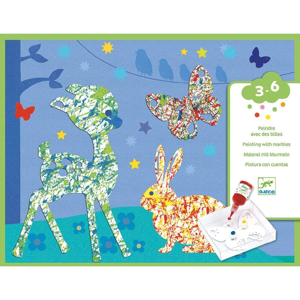 Marble Painting - Colorful Parade