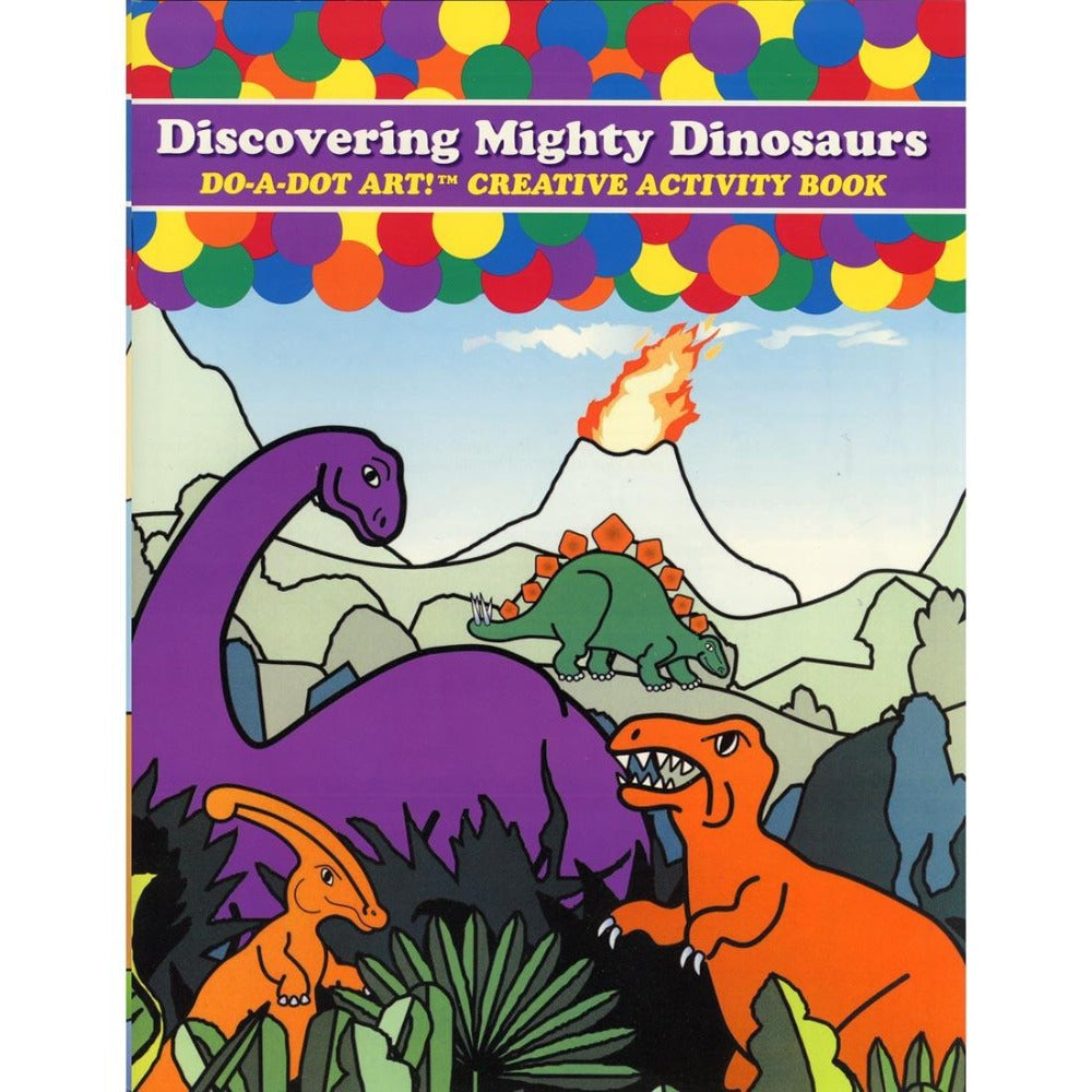 Do-a-Dot Coloring Book - Discovering Mighty Dinosaurs