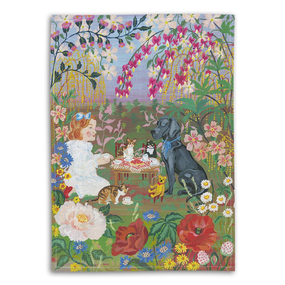 Tea Party Linen Tea Towel Natalie Lete
