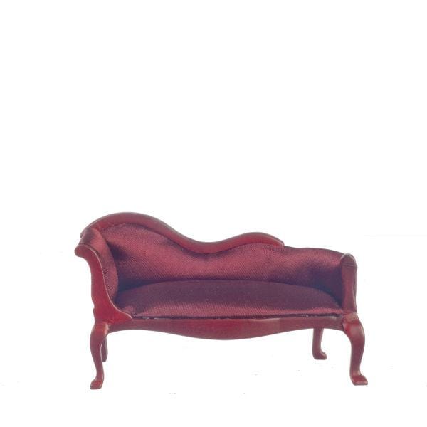 Satin Dollhouse Miniature  Fainting Couch