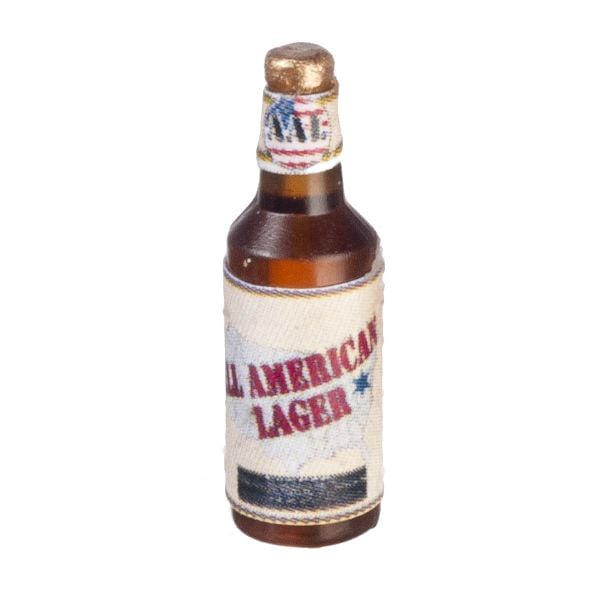 Dollhouse Miniature Beer Bottle