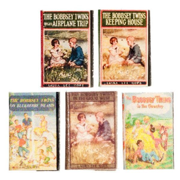 The Bobbsey Twins Dollhouse Miniature Book Set