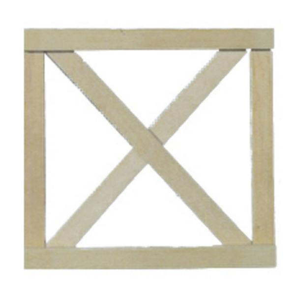 Dollhouse Miniature Crossbuck Fence Gate