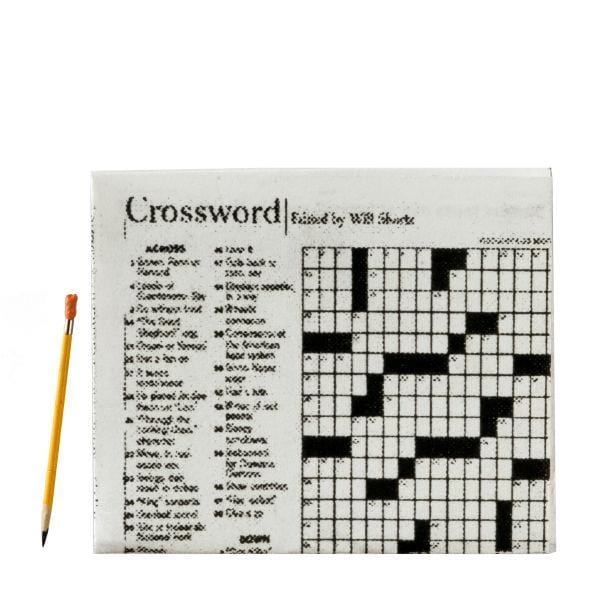 Dollhouse Miniature Crossword Puzzle