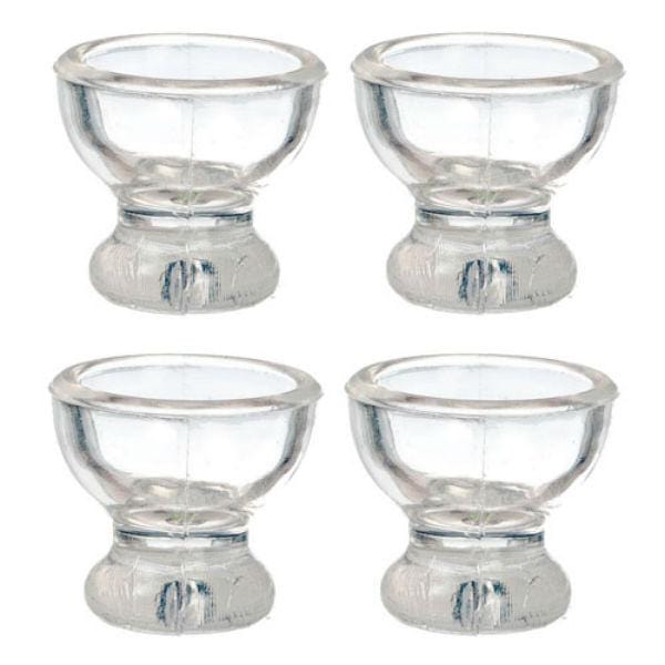Dollhouse Miniature Egg Cup Set