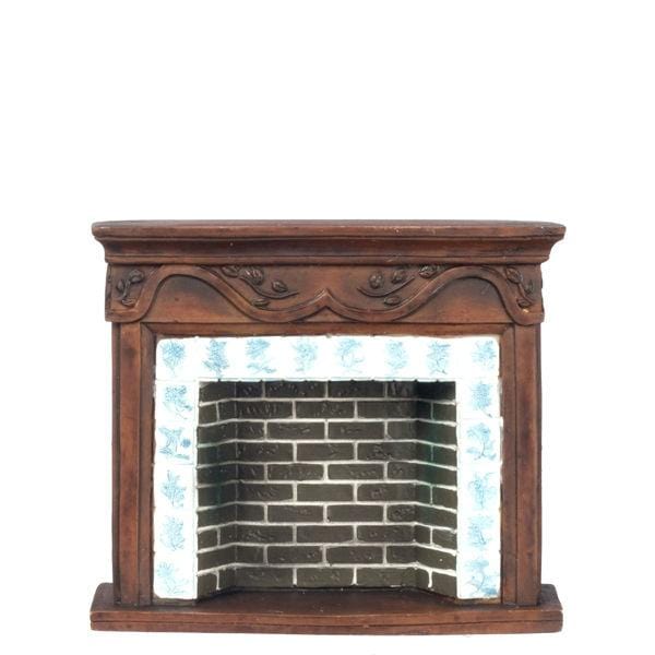 Resin Dollhouse Miniature Fireplace
