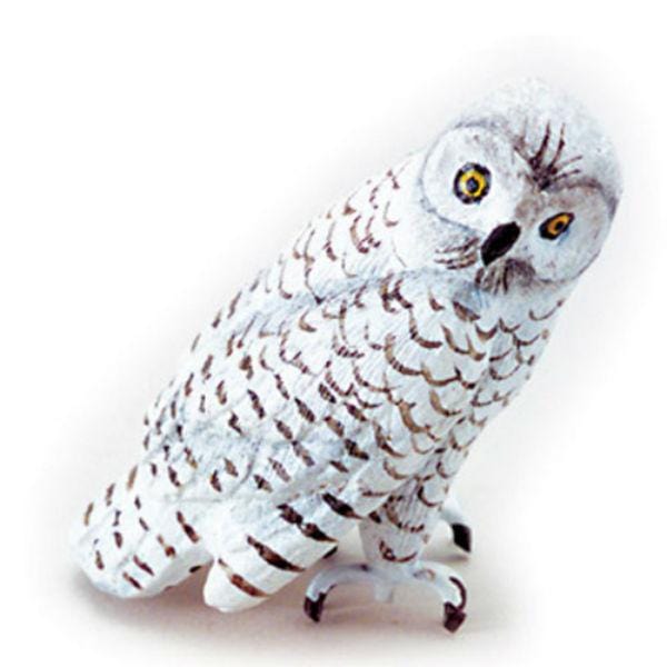 Dollhouse Miniature Snowy Owl