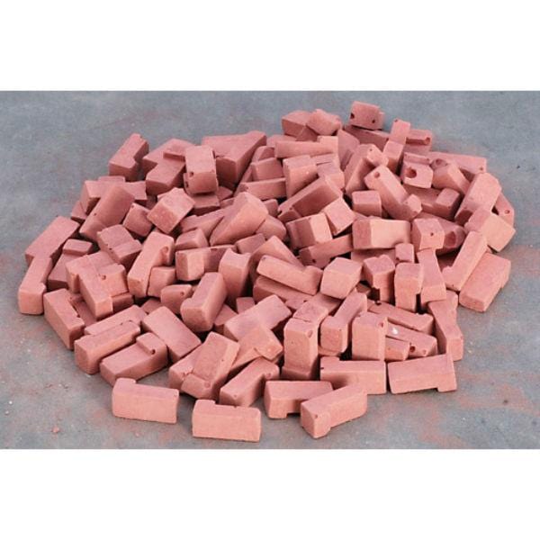 Dollhouse Miniature Red Corner Bricks