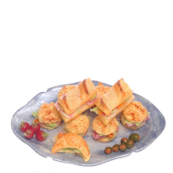 Dollhouse Miniature Sandwich Tray