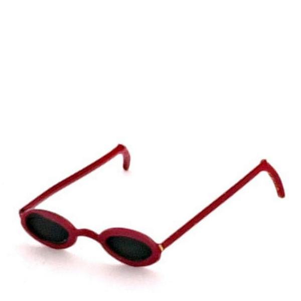 Red Dollhouse Miniature Sunglasses