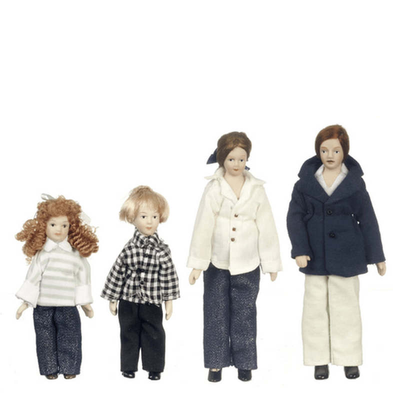 Wilson Dollhouse Miniature Family